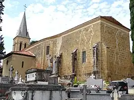 The church in Sainte-Dode