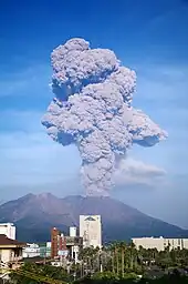 Image 62Sakurajima eruption on October 3, 2009 (from Geography of Japan)