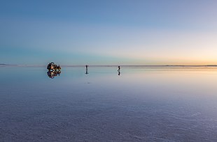 Uyuni salt flat.