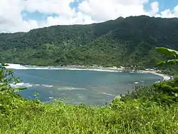 View of Uafato village from access road