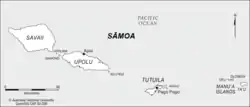 Map of Samoa