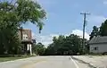 Looking south at downtown Sampson