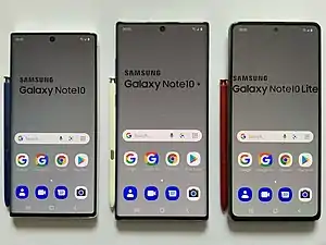 Samsung Galaxy Note 10 series