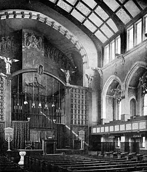 Sanctuary of Second Presbyterian Church, Chicago, c. 1902