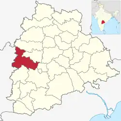 Location in Telangana