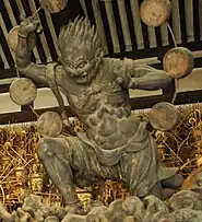 Raijin, the Japanese kami of thunder