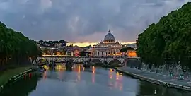 Photo of the Ponte Sant'Angelo bridge