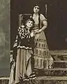 Santa Biondo as Manuela and Rosa Ponselle as Zoraima in "La Notte di Zoraima".