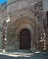 The Royal Portal opens into the cloister. It was once surrounded by a porch.