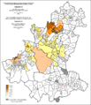 Share of Croats in Sarajevo by settlements 1991