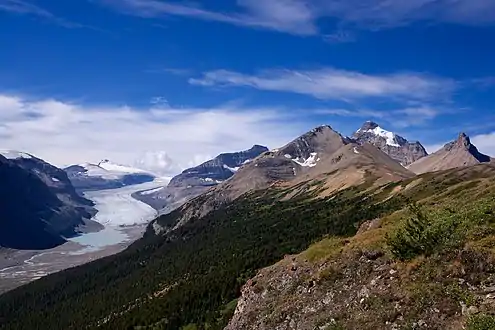 Castleguard Mountain, Saskatchewan Glacier, Mt. Athabasca, Hilda Peak