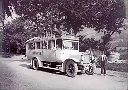 A Saurer coach in Northern Spain in 1923