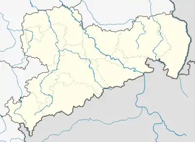 Chemnitz  is located in Saxony