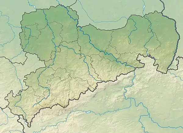 Knochen is located in Saxony