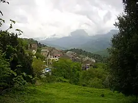 A general view of the village of Scata