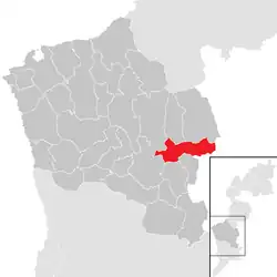 Location within Oberwart district