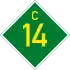 C14 road shield}}