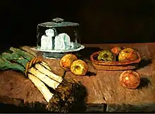 Still Life with leeks, cheese and apples, before 1888, National Museum, Warsaw