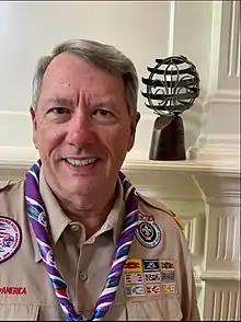 Headshot of man in Scouting Uniform