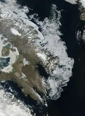 Sea ice off Baffin Island