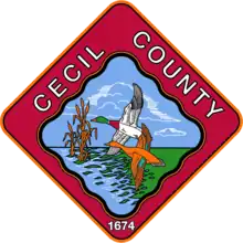 Official seal of Cecil County