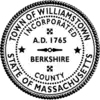 Official seal of Williamstown, Massachusetts