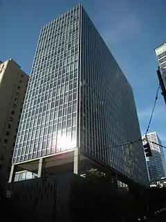 The Norton Building, completed 1959, one of Seattle's first examples of the International Style.