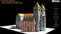 3D historical restoration of the early Gothic-period Saint Sebald Church