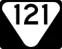 State Route 121 marker