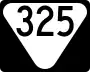 State Route 325 marker