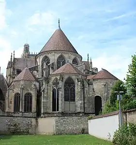 Radiating chapels of Sens Cathedral