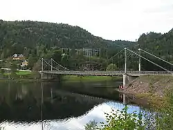 View of the nearby Senumstad bridge