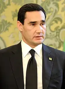  TurkmenistanSerdar BerdimuhamedowPresident of Turkmenistan