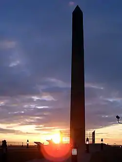 Sergeant Floyd Monument in Sioux City, Iowa is the first of 2,600 National Historic Landmarks in the United States