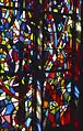 Tree of Jesse on stained glass windows by Sergio de Castro for the Collégiale de Romont (Switzerland), 1980.