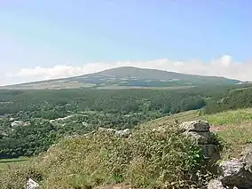 The shield volcano of Santa Bárbara on Terceira