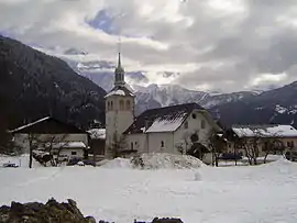 The church in Servoz