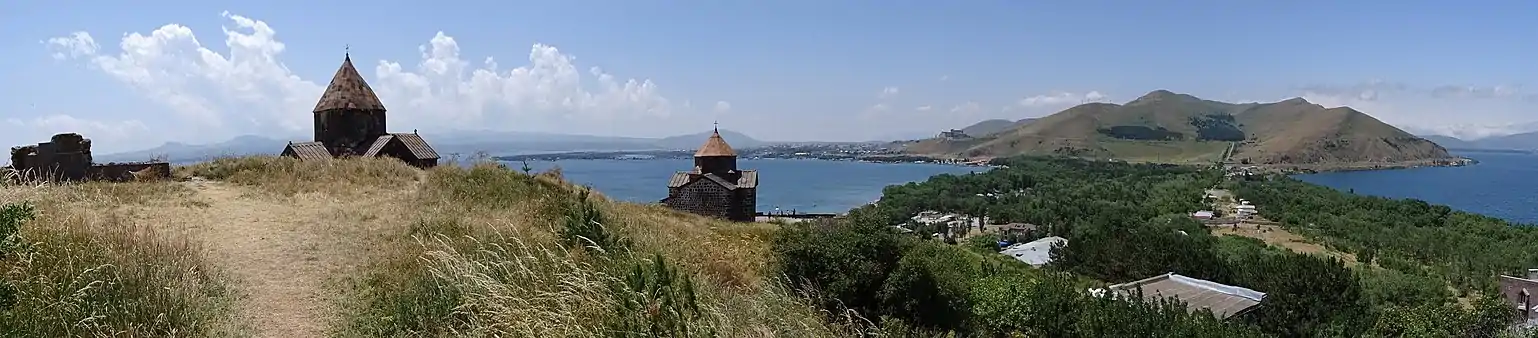 Sevan peninsula in 2015