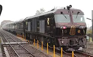 The Seven Stars in Kyushu trainset hauled by DF200 7000, November 2013