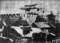 The Old West Gate or Laoximen (老西门) in the Old City of Shanghai.