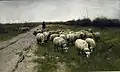 Sheepfold, 1880, by Anton Mauve