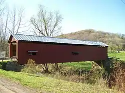 The Shinn Covered Bridge, northeast of Bartlett