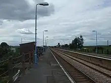 West bound platform facing west