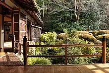 The hermitage garden of the poet and scholar Ishikawa Jozan at Shisen-dō, built in 1641. It later became a temple.