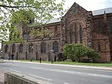 Shrewsbury Abbey transept.