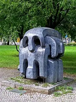 Sidur's monument Treblinka