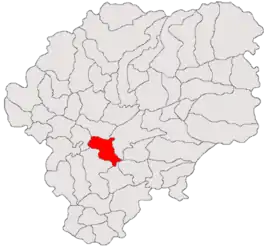 Location in Bistrița-Năsăud County