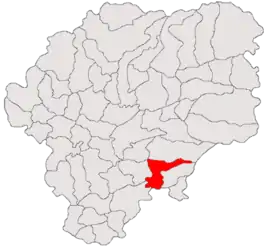 Location in Bistrița-Năsăud County