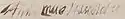 Anne Marie Louise d'Orléans's signature