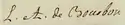 Louis Alexandre de Bourbon's signature